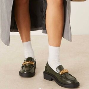 ASOS Green Loafers